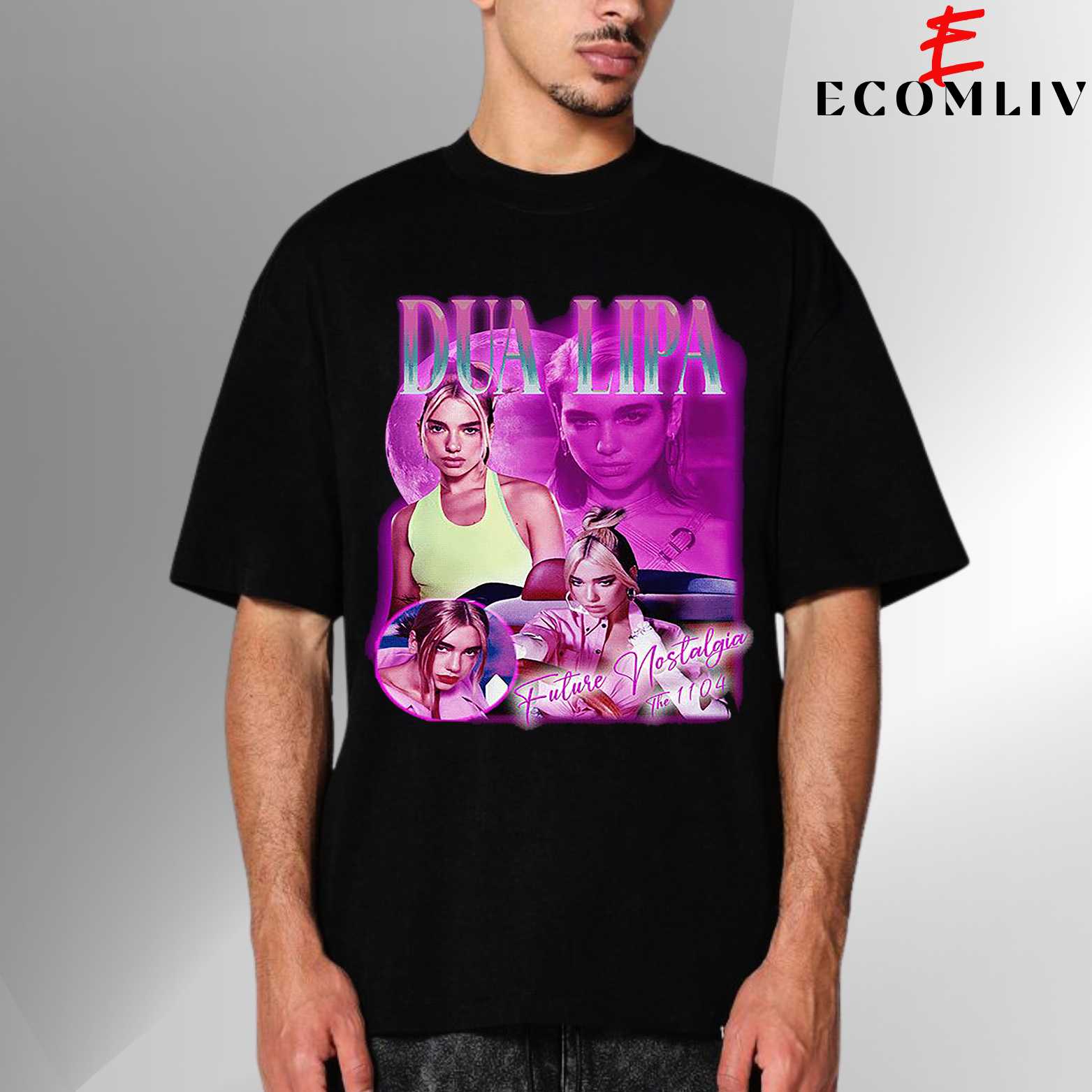 Dua Lipa Shirt, Unisex Tee, Fan Collector Streetwear Merch Gift